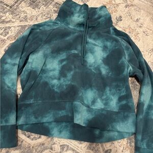 Old Navy Teal Tie-Dye Sweatshirt
